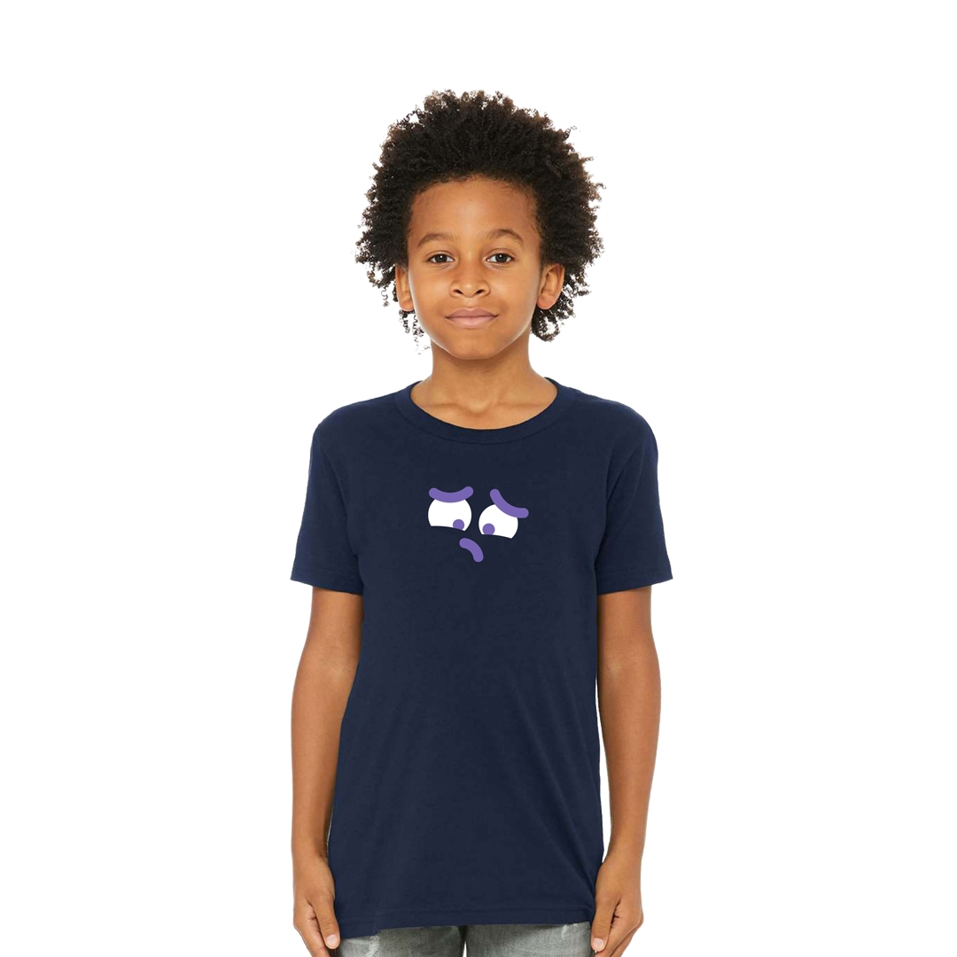 Bella Canvas Youth Tee Navy 